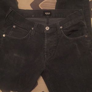 MEN’S Hudson Jeans dark GRAY corduroys